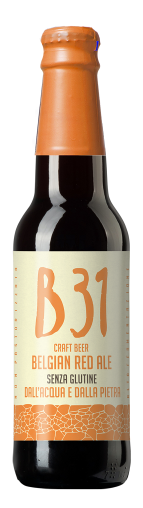 Scopri la B31 Belgian Red Ale senza glutine, birra artigianale chiara della linea Color Craft Gluten Free